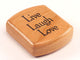 Opened View of a 2" Flat Wide CherryLive Laugh Love