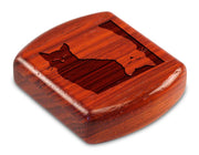 2" Flat Wide Padauk - Cat Memories