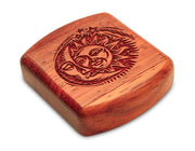 2" Flat Wide Padauk - Sun/Moon