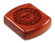 2" Flat Wide Padauk - Smiling Sun