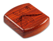 2" Flat Wide Padauk - Dragonfly