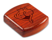 2" Flat Wide Padauk - Cats