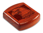 2" Flat Wide Padauk - Eagle Head