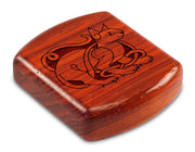 2" Flat Wide Padauk - Celtic Cat