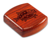 2" Flat Wide Padauk - Primitive Fish