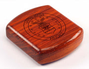 2" Flat Wide Padauk - Air Force Seal