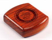 2" Flat Wide Padauk - Marine Corps Seal