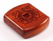 2" Flat Wide Padauk - Coast Guard Seal