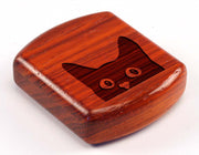 2" Flat Wide Padauk - Yin Yang Cats