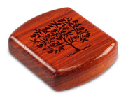 2" Flat Wide Padauk - Heart Tree