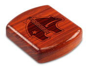 2" Flat Wide Padauk - Heartline Bear, Fancy