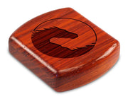 2" Flat Wide Padauk - Yin Yang Horse