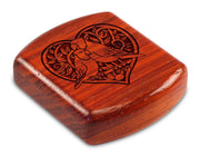 2" Flat Wide Padauk - Birds in Love