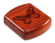 2" Flat Wide Padauk - Butterfly