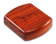 2" Flat Wide Padauk - Humpback Whale