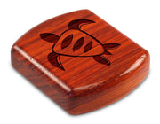 2" Flat Wide Padauk - Turtle