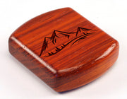 2" Flat Wide Padauk - Mountains