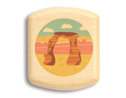 2" Flat Wide Aspen - Desert arch graphic