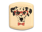 2" Flat Wide Aspen - Dalmatian w/Glasses