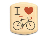 2" Flat Wide Aspen - I Love Bicycle