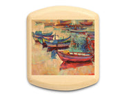 2" Flat Wide Aspen - Boats Painting II