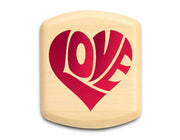 2" Flat Wide Aspen - Love Heart