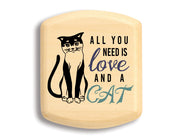 2" Flat Wide Aspen - All You Need Is Love and a Cat