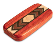 4" Flat Wide Padauk - Diamond Zoom Inlay