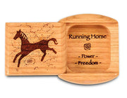 2" Flat Wide Cherry - Running Horse Power Free