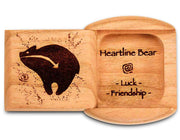 2" Flat Wide Cherry - Heartline Bear Luck Friends