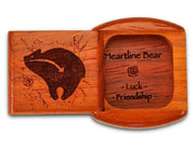 2" Flat Wide Padauk - Heartline Bear Luck Friends