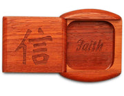 2" Flat Wide Padauk - Faith