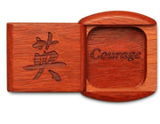 2" Flat Wide Padauk - Courage