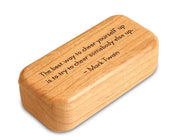 3" Med Narrow Cherry - Quote -Mark Twain Cheer