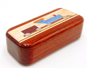 3" Med Narrow Padauk - Train Inlay