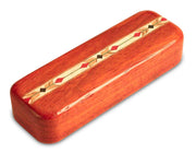 4" Med Narrow Padauk - Arrows & Feathers Inlay