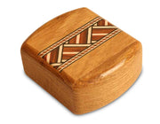 2" Med Wide Teak - Zig Zag Inlay