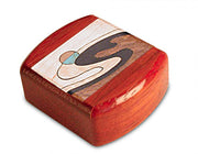 2" Med Wide Padauk - Wave Inlay