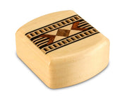 2" Med Wide Aspen - White Vintage Bowtie Inlay