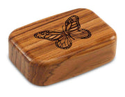 3" Med Wide Teak - Butterfly