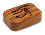 3" Med Wide Teak - Eye of Horus