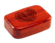 3" Med Wide Padauk - Heart Leaves