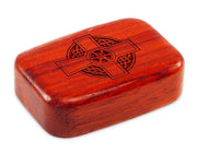 3" Med Wide Padauk - Celtic Cross Circle