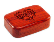 3" Med Wide Padauk - Celtic Heart