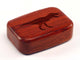 Top View of a 3" Med Wide Padauk with laser engraved image of T-Rex