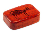 3" Med Wide Padauk - Heartline Deer