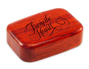 3" Med Wide Padauk - From the Heart