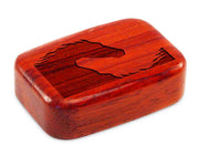 3" Med Wide Padauk - Yin Yang Horse