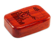 3" Med Wide Padauk - Cat & Butterfly