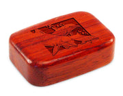 3" Med Wide Padauk - Dolphins